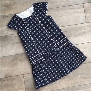 Janie and Jack blue and white dress, size 2T.